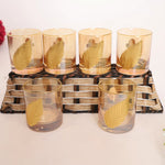 Load image into Gallery viewer, Golden Palm Glass Set
