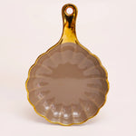Load image into Gallery viewer, Golden Bloom Brown Glass Dish
