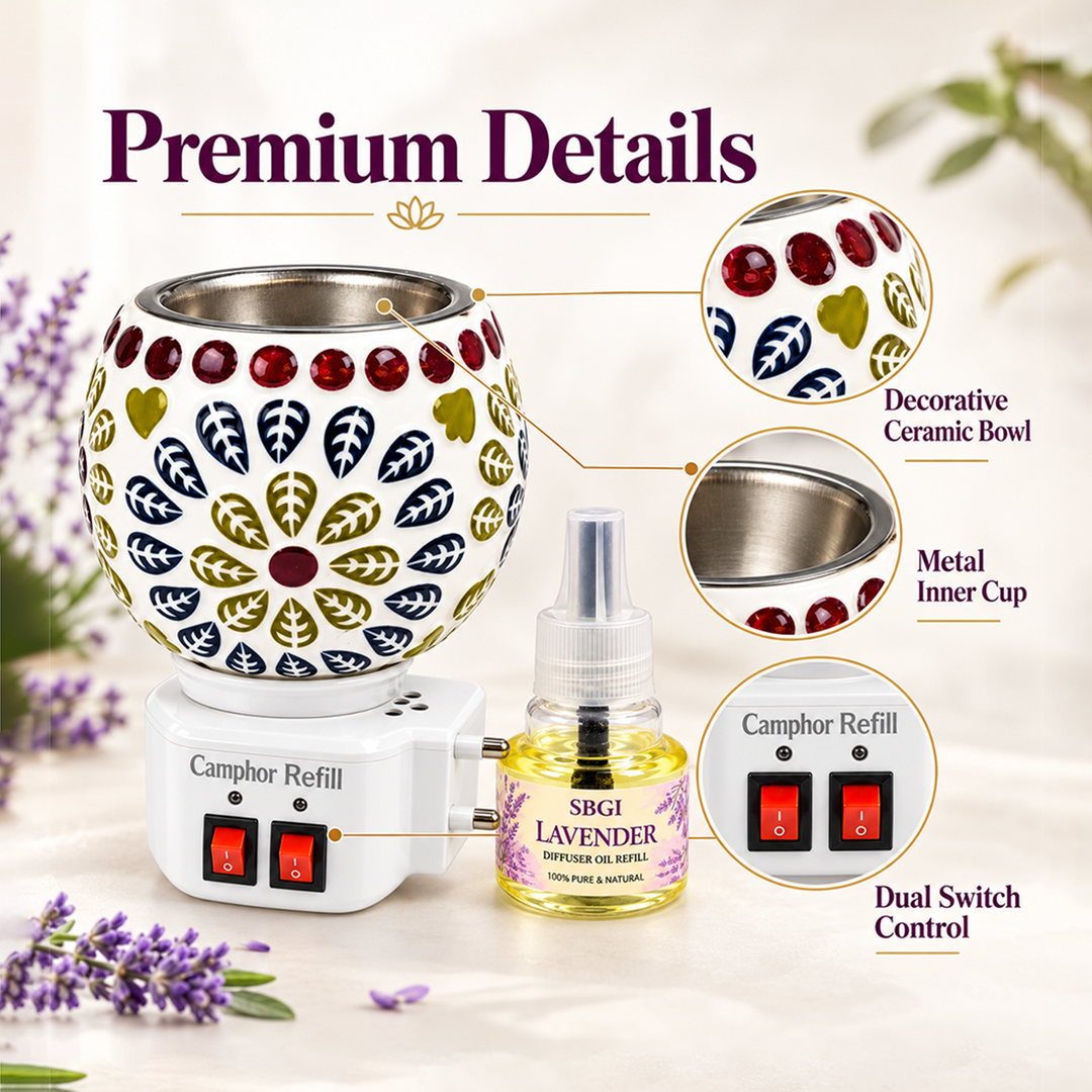 Lavender Bliss 2-in-1 Electric Aroma Diffuser