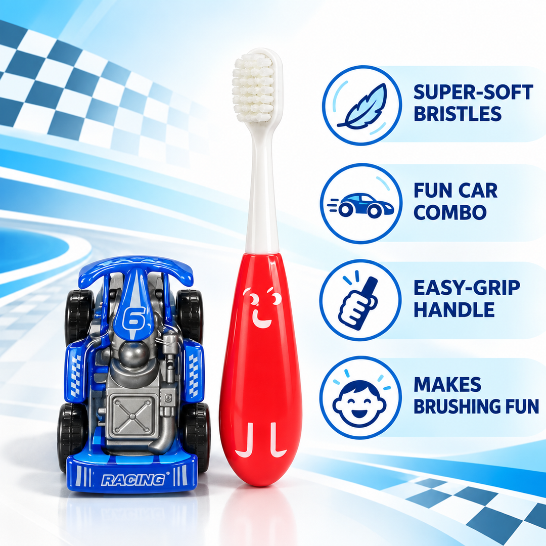 Speedy Smile Kids Toothbrush Set