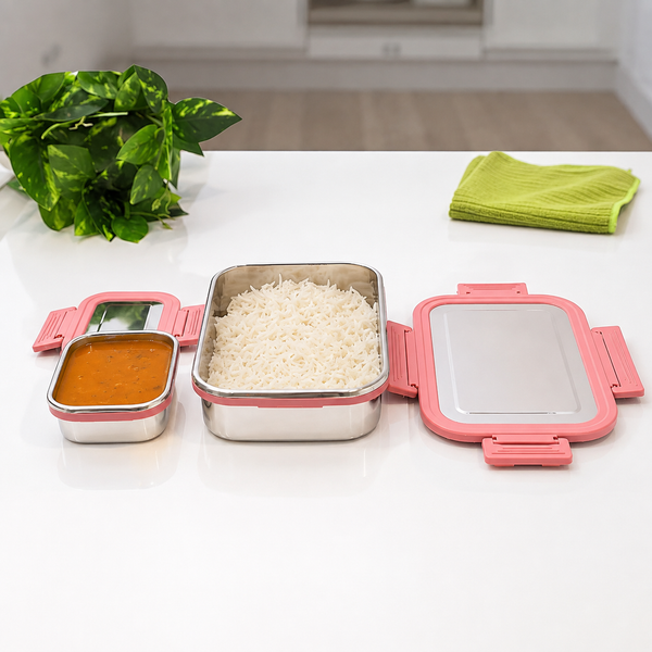 Stainless Steel Lunch Box Jerry Pink