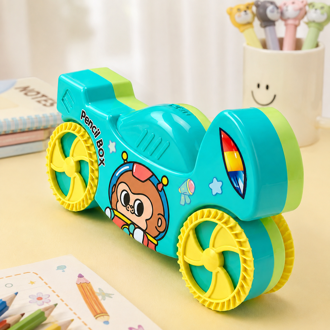 Rocket Rider Bike Pencil Box