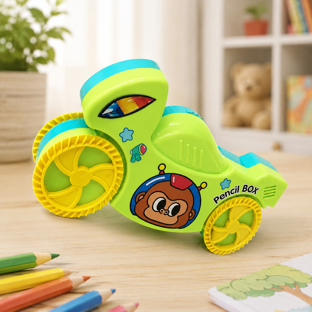 Rocket Rider Bike Pencil Box
