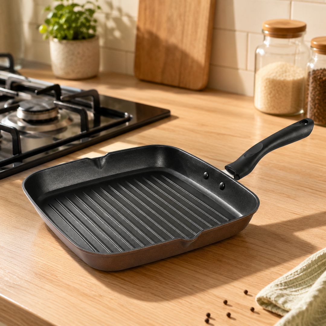 Multipurpose Non-Stick Grill Cooking Pan