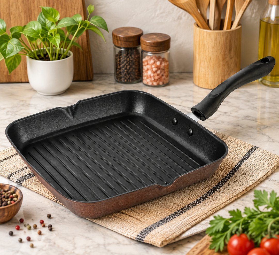 Multipurpose Non-Stick Grill Cooking Pan