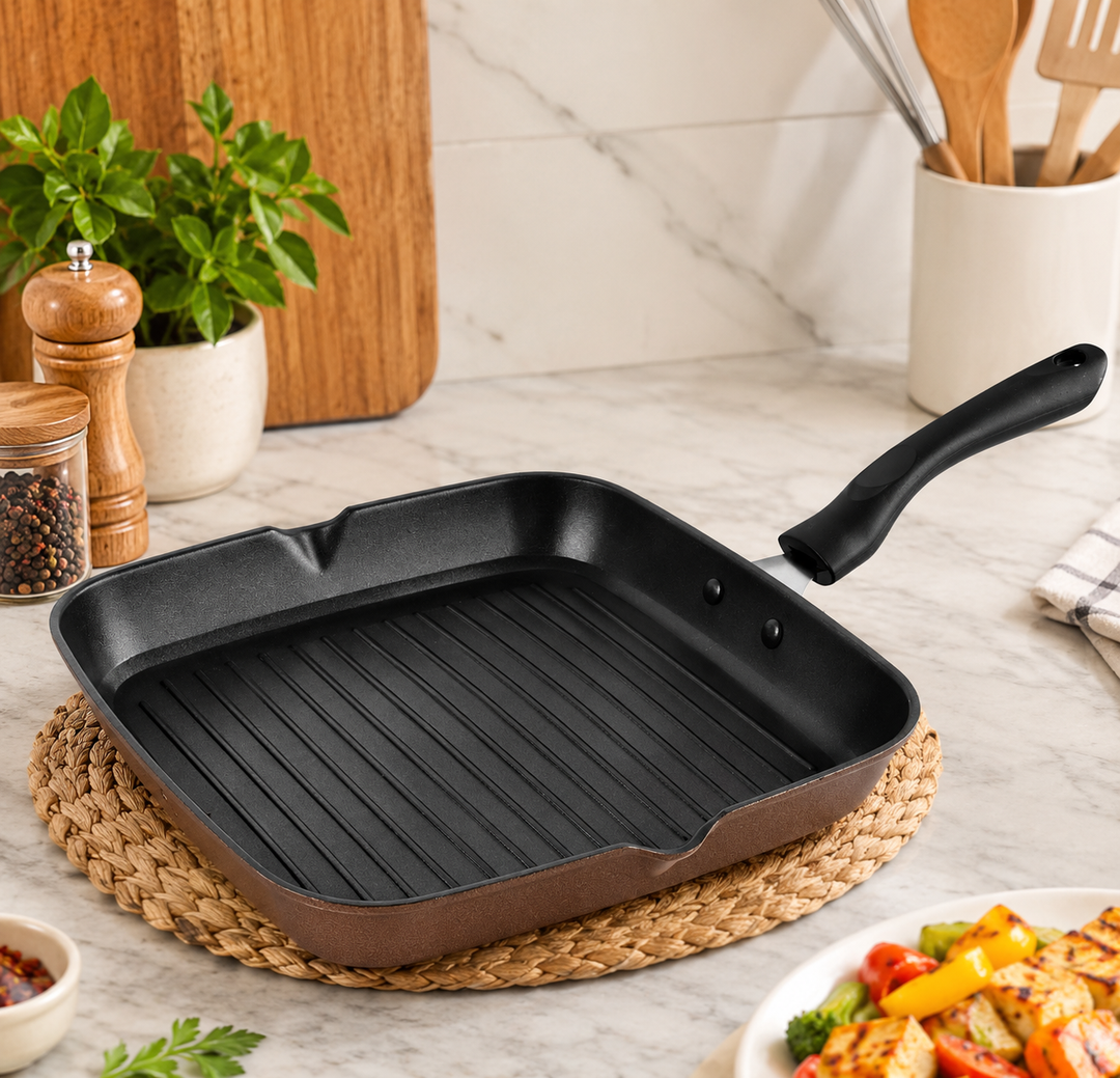 Multipurpose Non-Stick Grill Cooking Pan