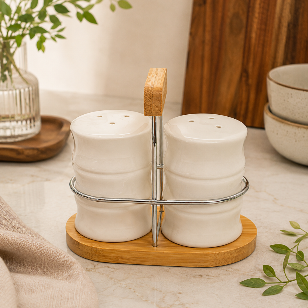 Elegant Ceramic Spice Duo