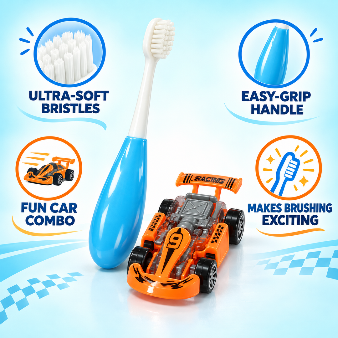 Speedy Smile Kids Toothbrush Set