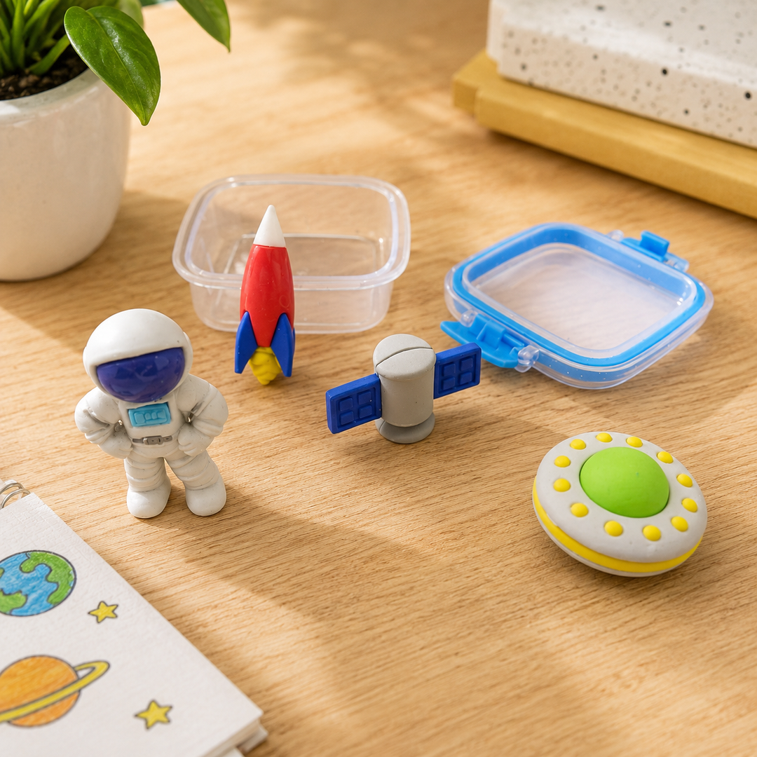 Mini Adventure Eraser Set