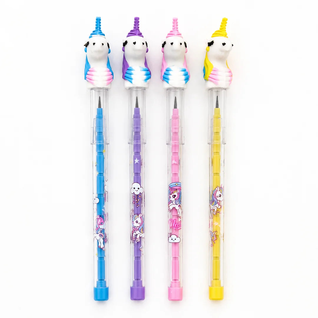 Unicorn Magic Push Pencil Set