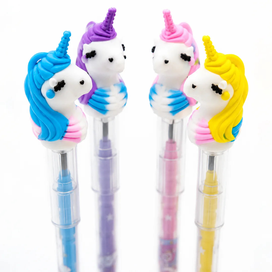 Unicorn Magic Push Pencil Set