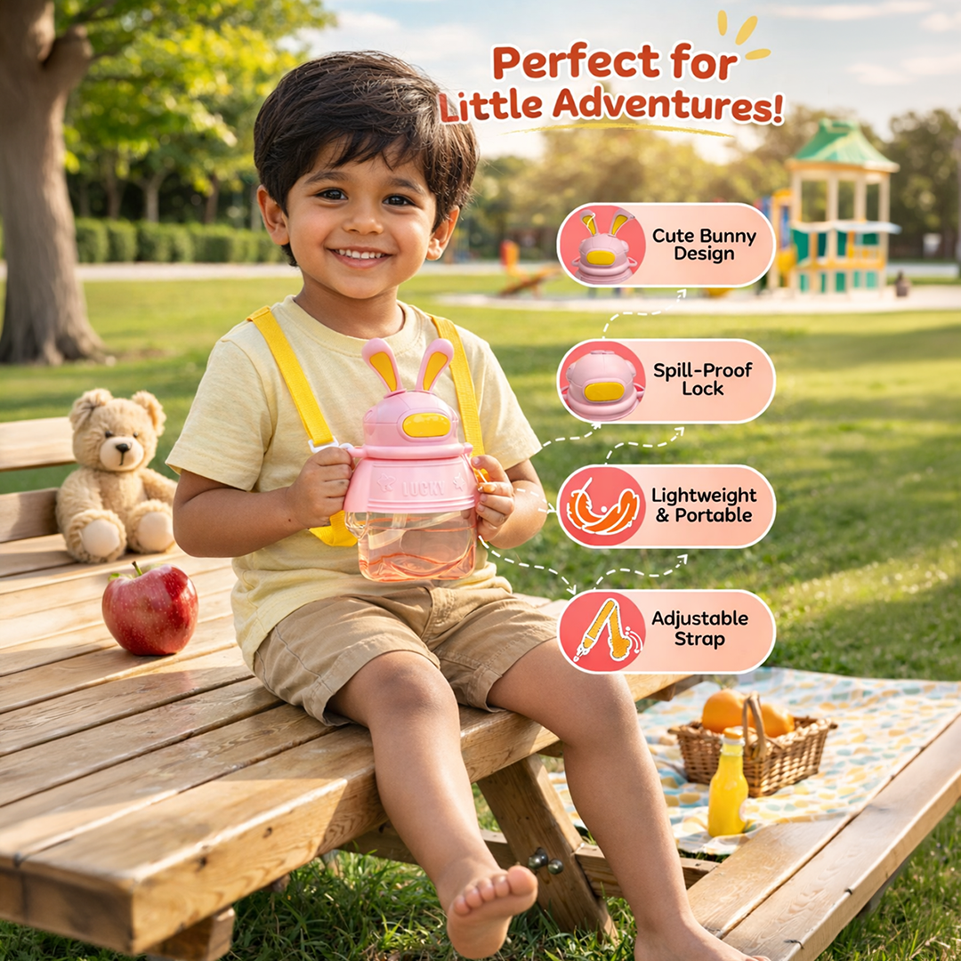 Pink Hop Bunny Bottle