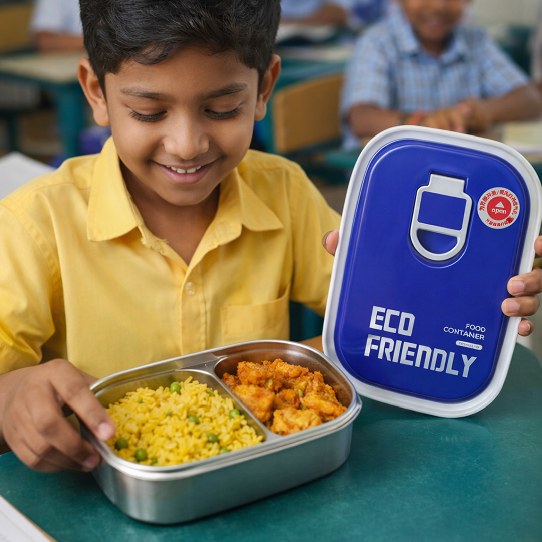 Eco Nest Steel Lunch Box