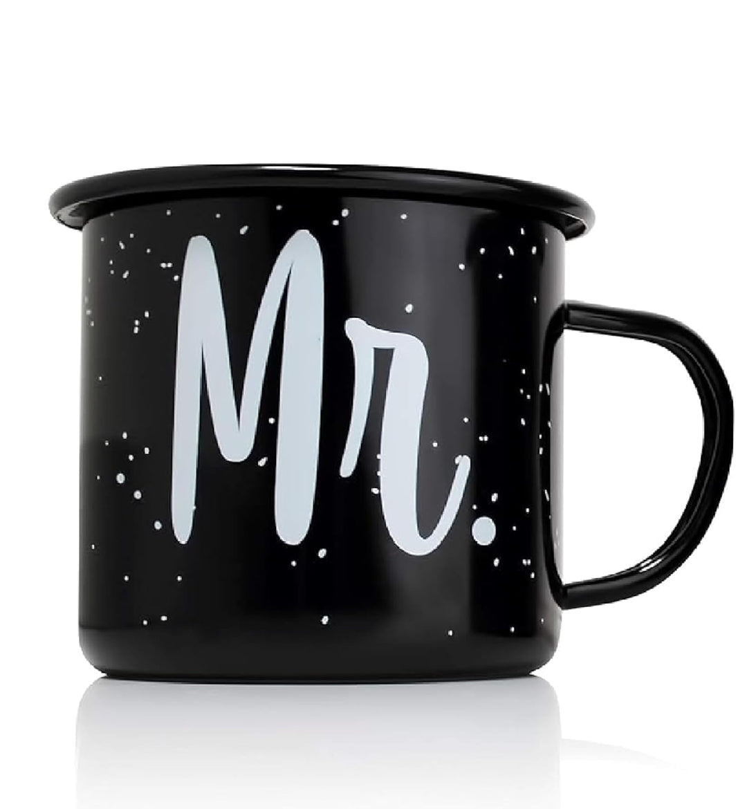 Enamel Mr. Printed Coffee Mug