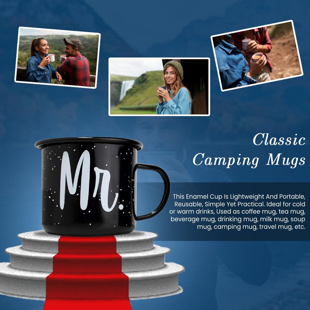Enamel Mr. Printed Coffee Mug