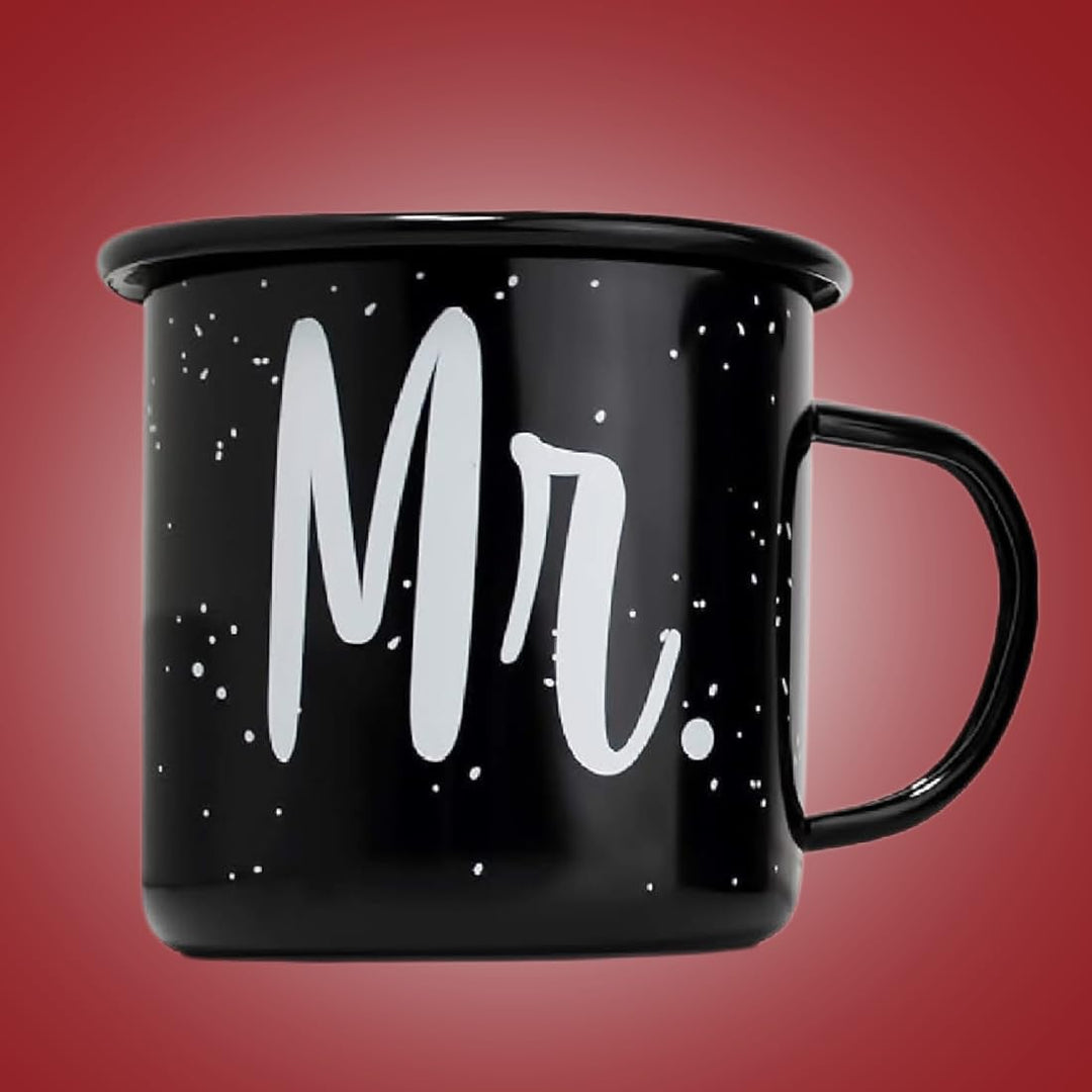 Enamel Mr. Printed Coffee Mug