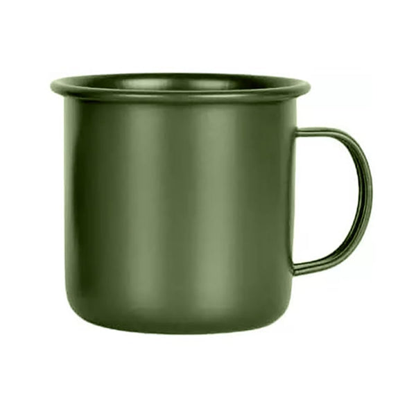 Enamel Coffee Mug Green