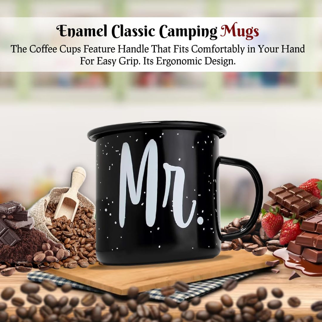 Enamel Mr. Printed Coffee Mug