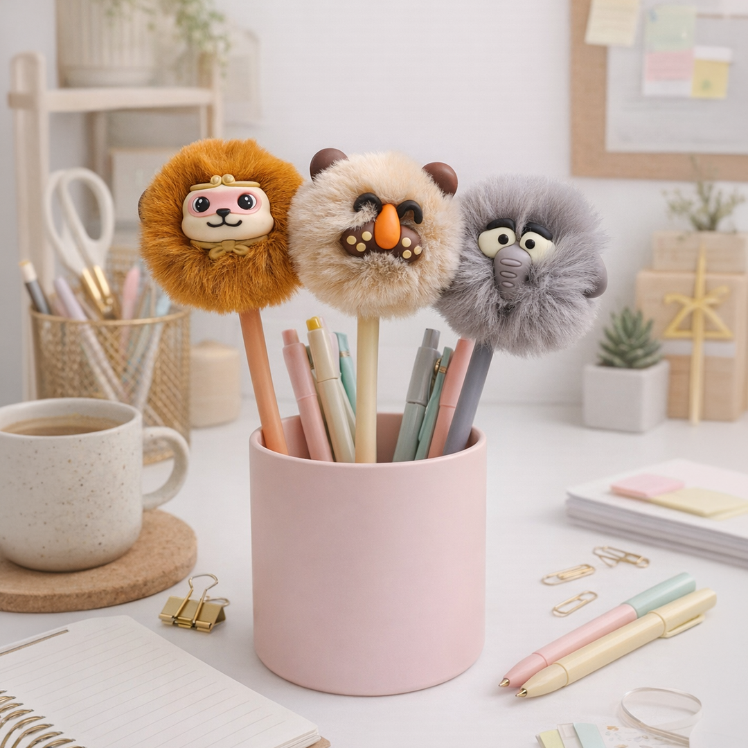 Fluffy Pop Buddy Pen