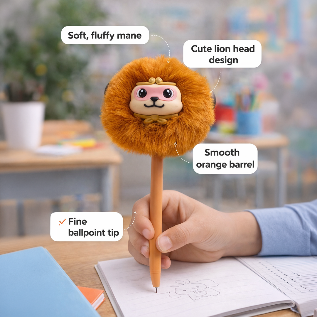Roar Fluff Lion Pen
