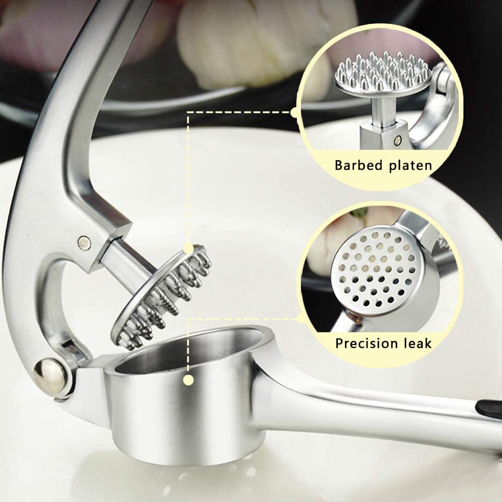 Stainless Steel Hand Press Garlic Crusher