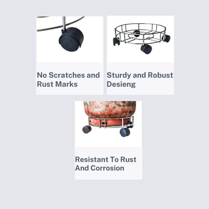 Gas Cylinder Trolley with Wheel