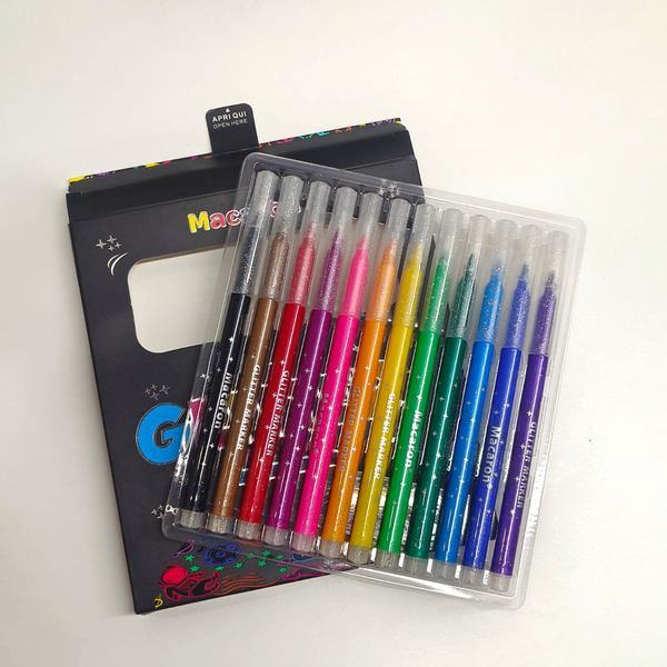 Sparkle Wave Glitter Marker Set