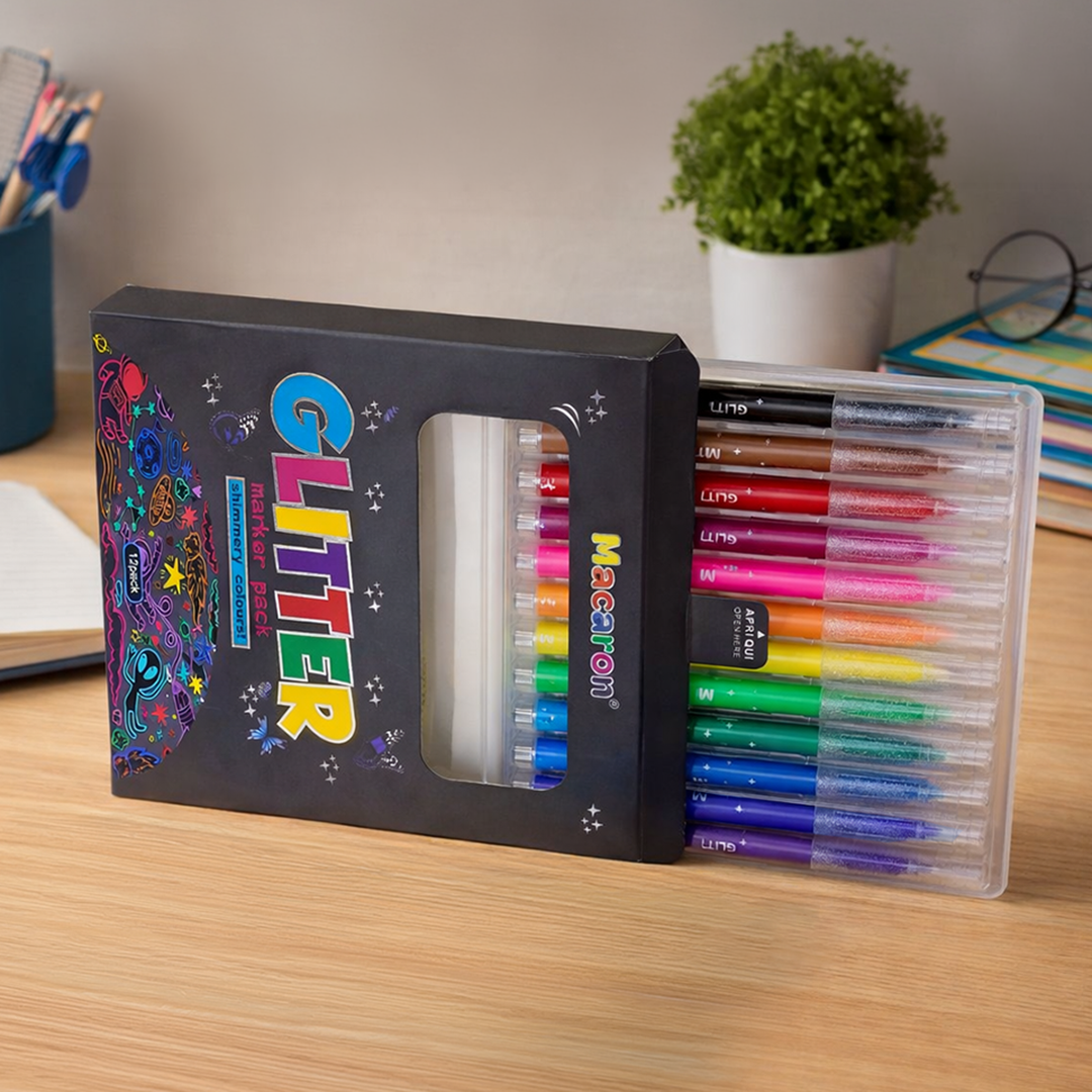 Sparkle Wave Glitter Marker Set