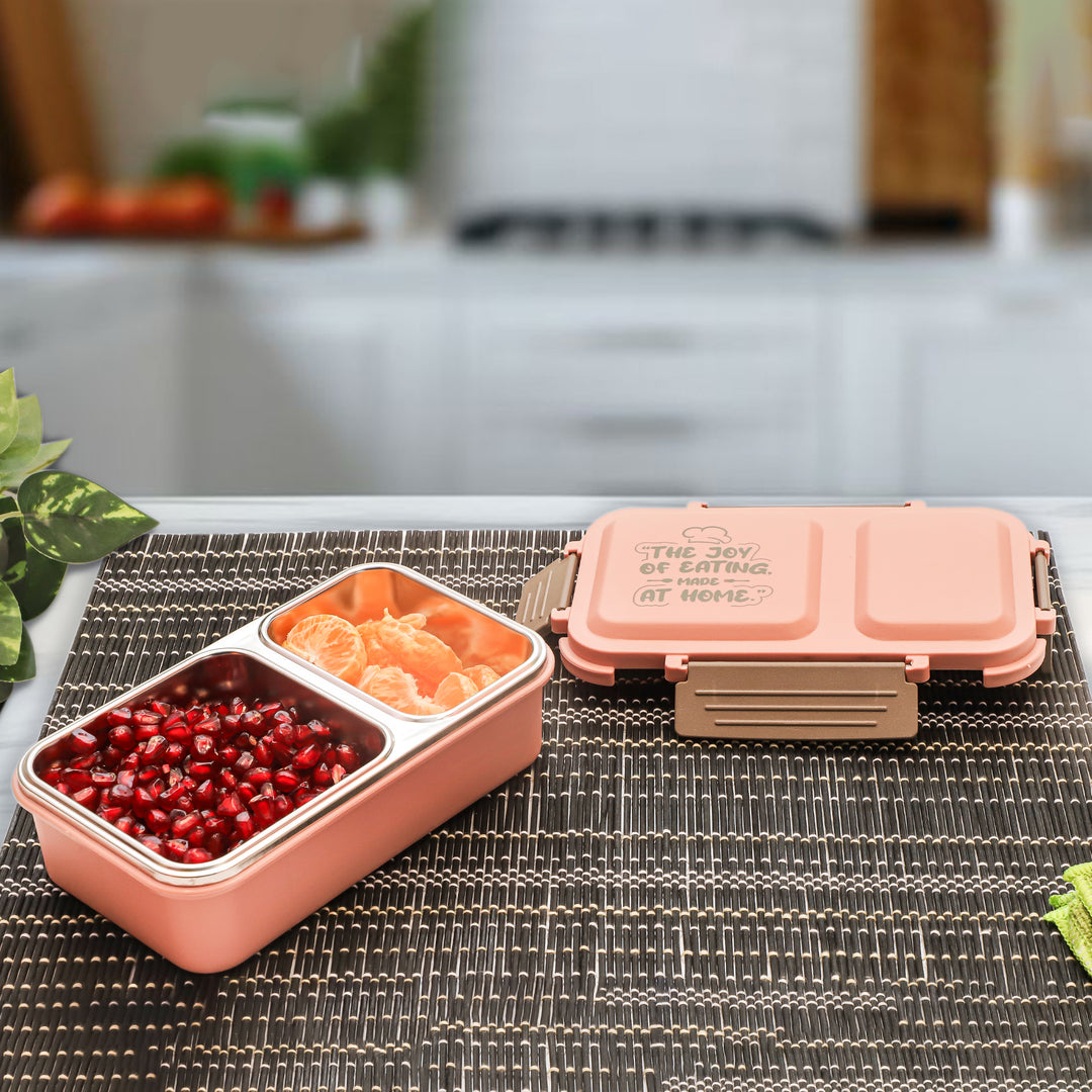 Happy Tiffin Two-Compartment Lunchbox
