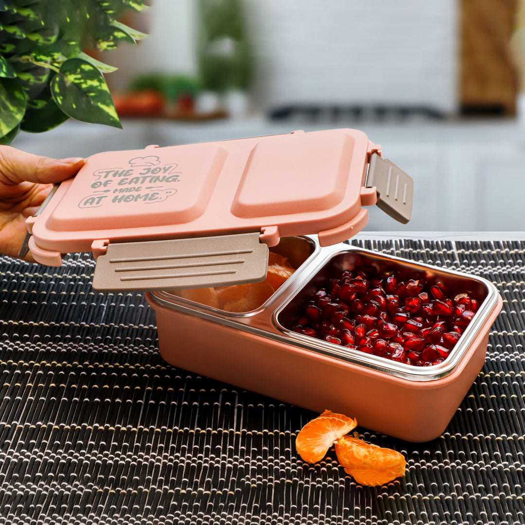 Happy Tiffin Two-Compartment Lunchbox