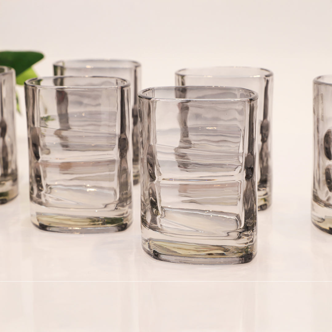 Crystal Wave Drinking Glass Set