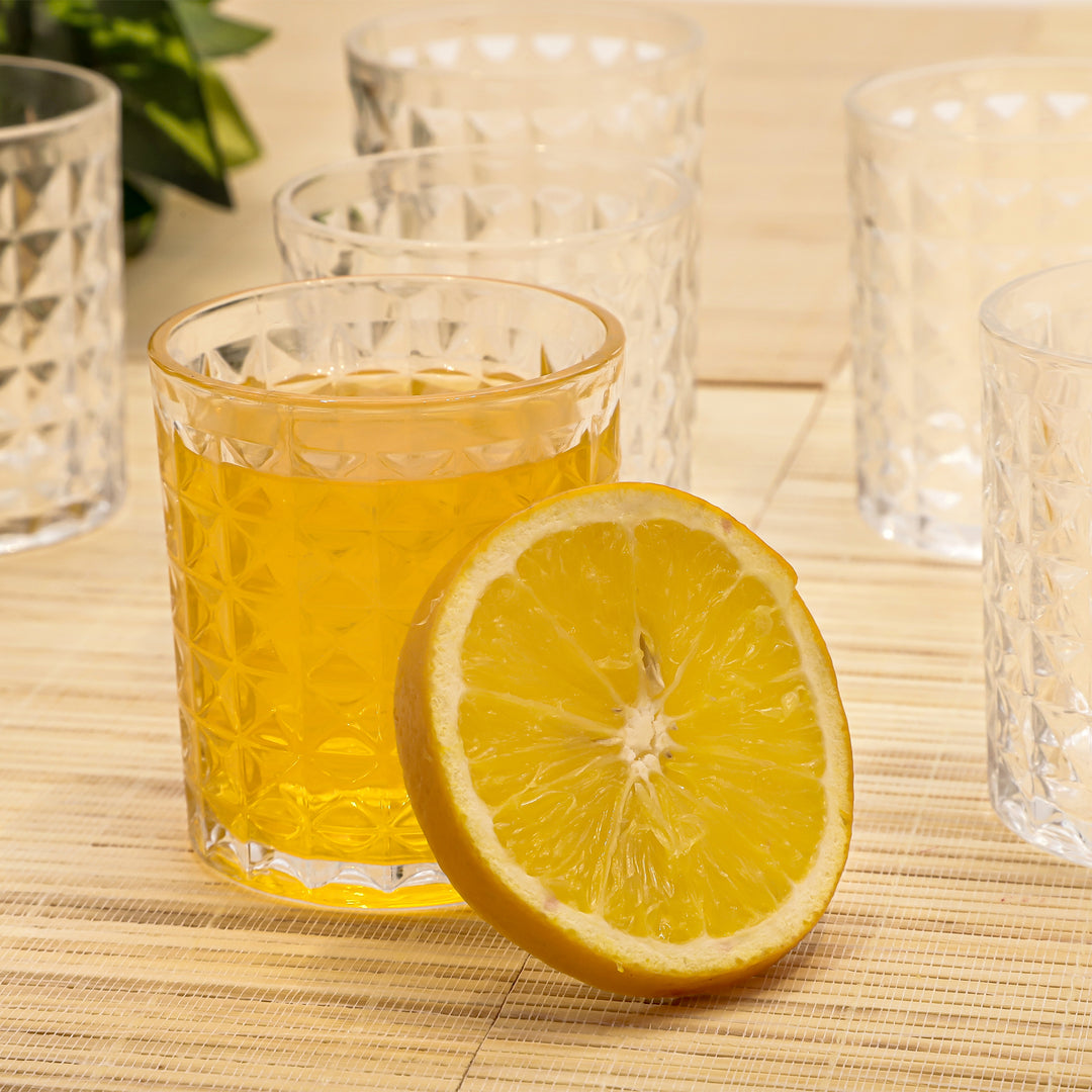 Diamond Glow Drinking Glass Set