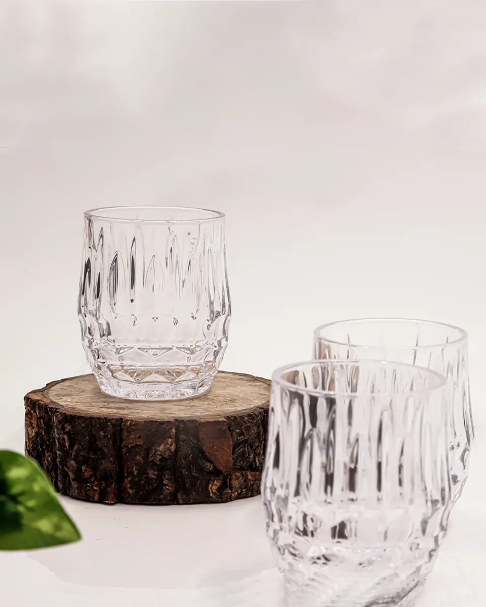Crystal Charm Drinking Glass Set