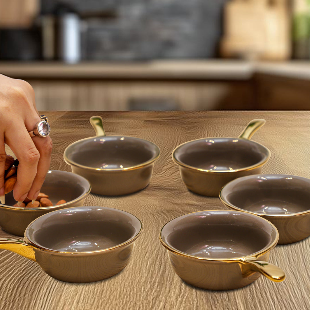 LuxeTouch 6-Piece Serving Bowl Set