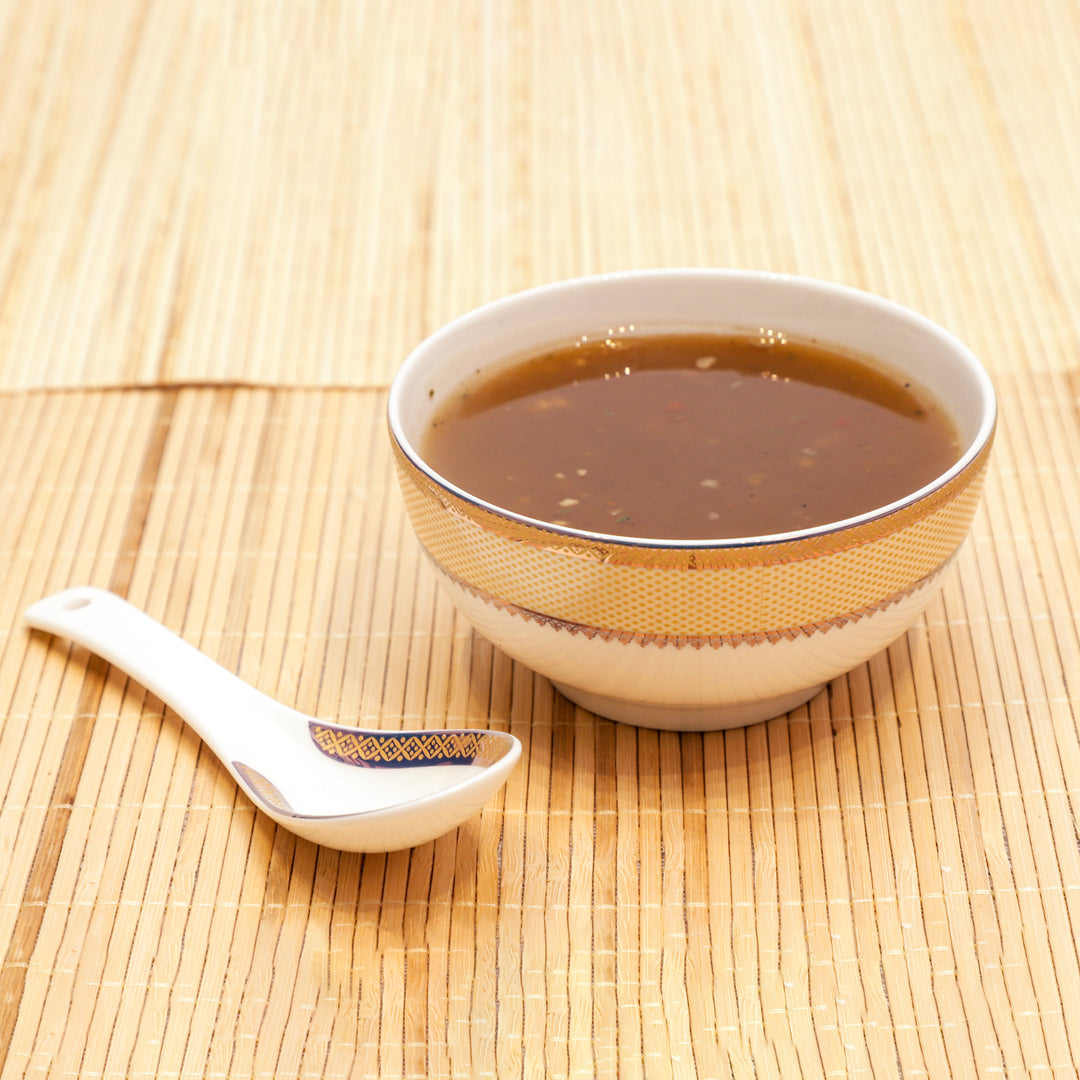 Golden Bloom Ceramic Bowl & Spoon Set
