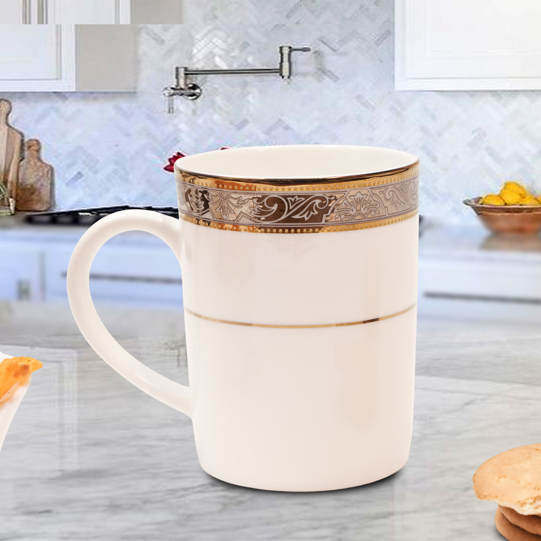 Royal Glow Ceramic Coffee Mugs