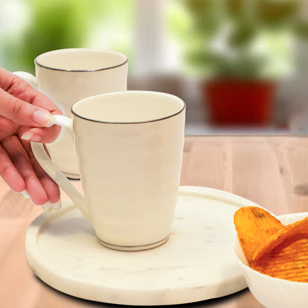 Pure Bliss Ceramic Coffee Mugs