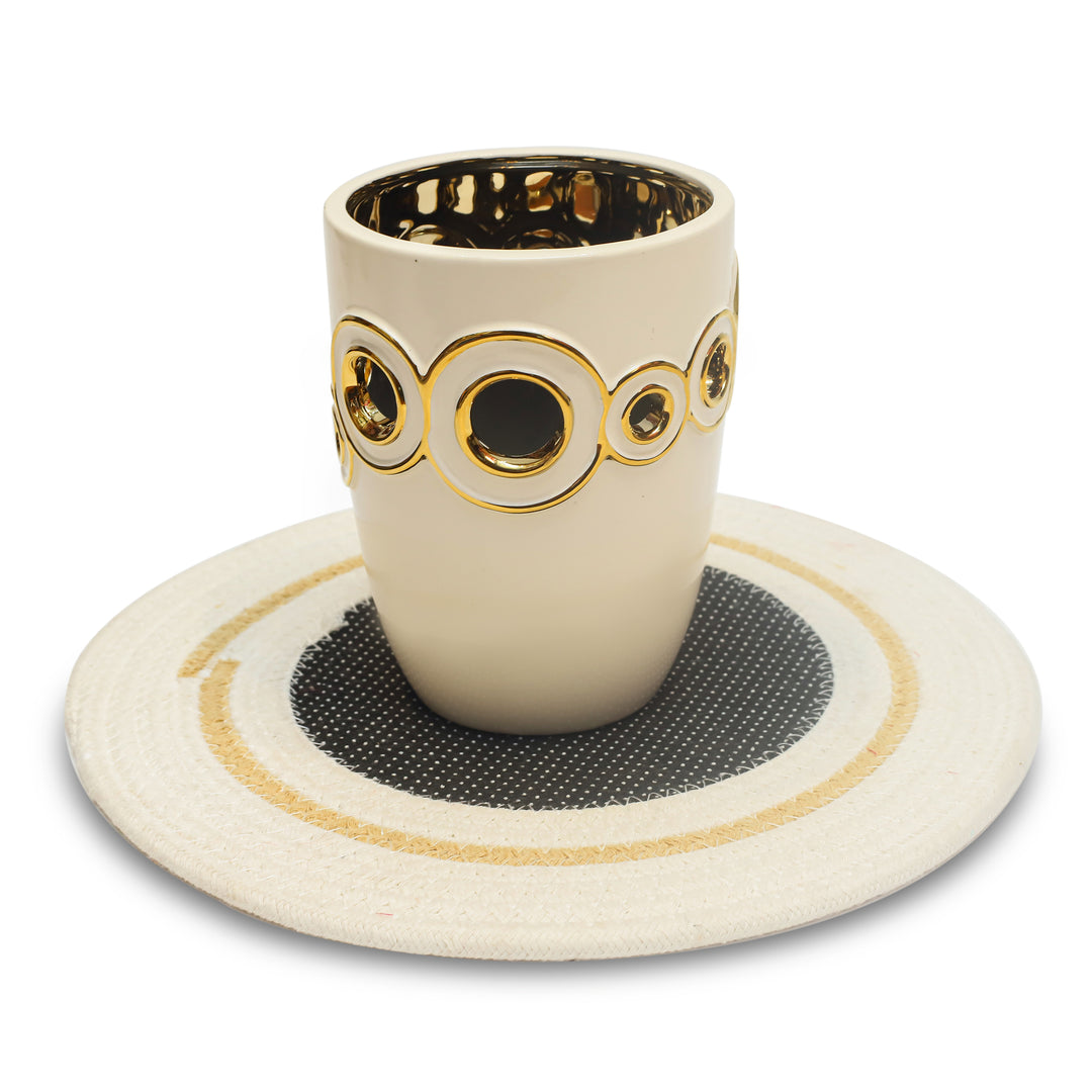 Golden Bloom Vase