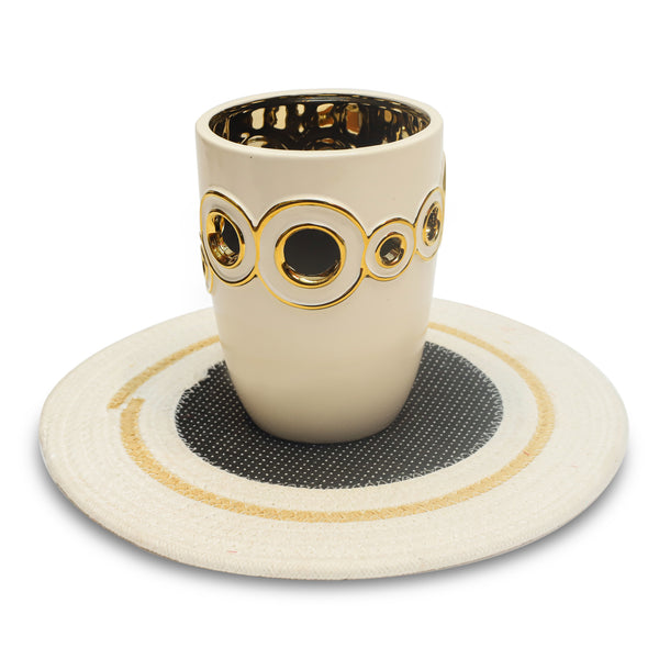 Golden Bloom Vase