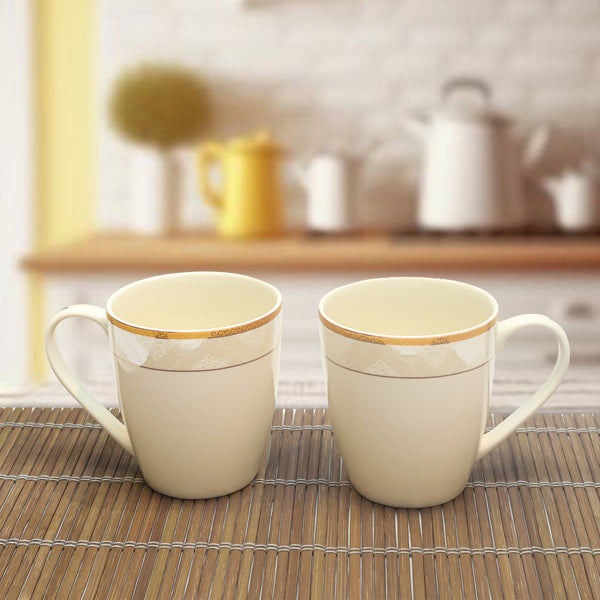 Elysian Ivory Mug Pair
