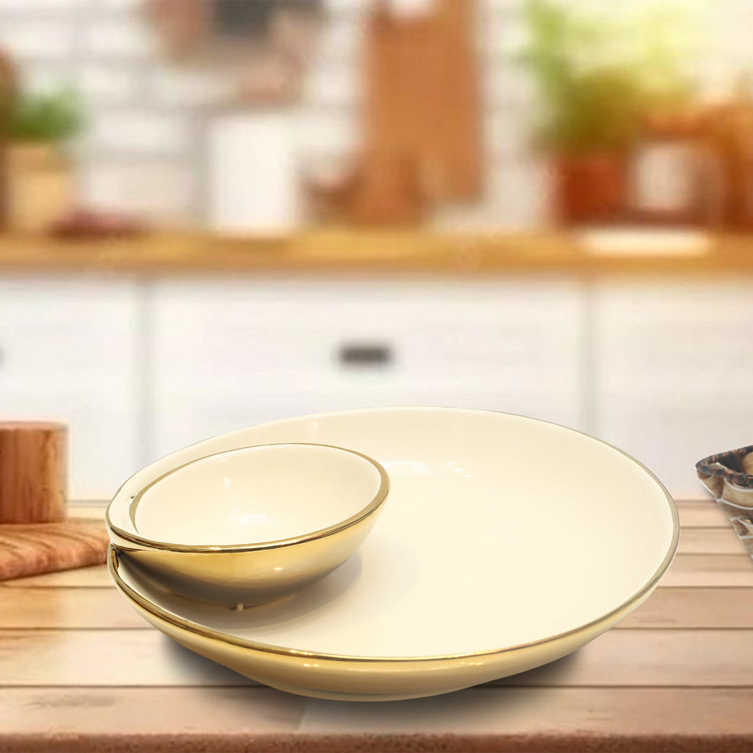 Golden Charm Tray Set