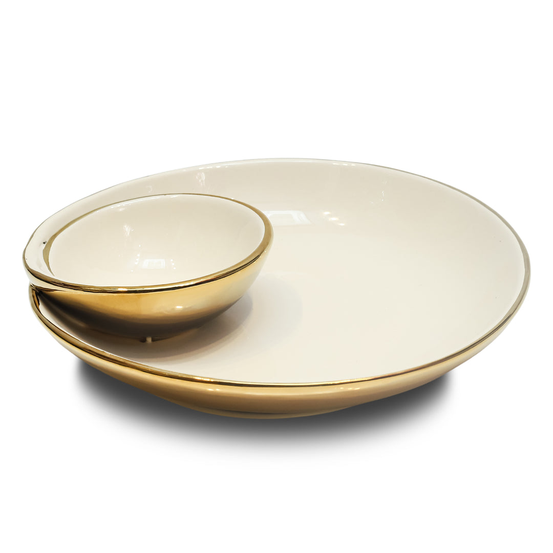 Golden Charm Tray Set