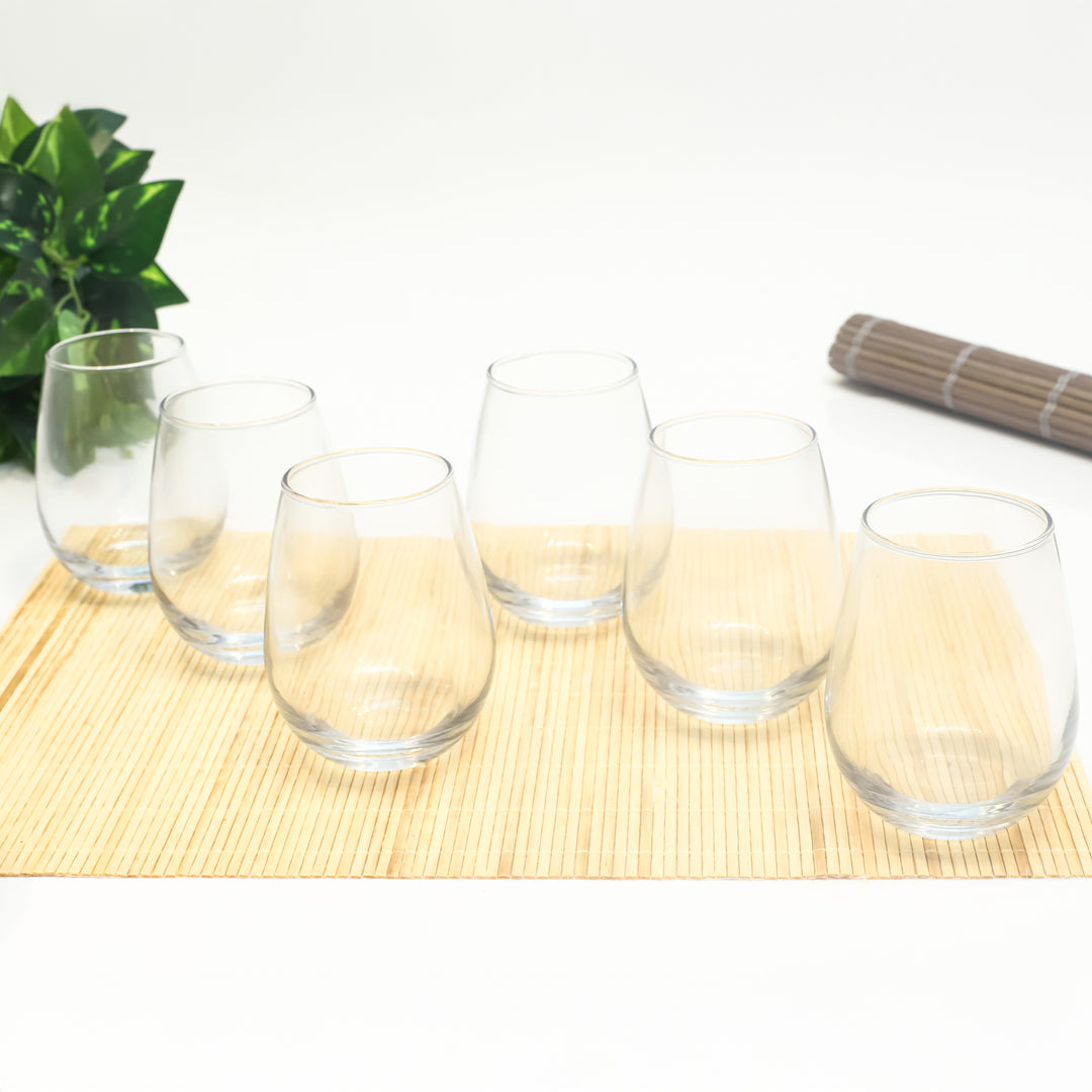 Crystal Oval Glasses