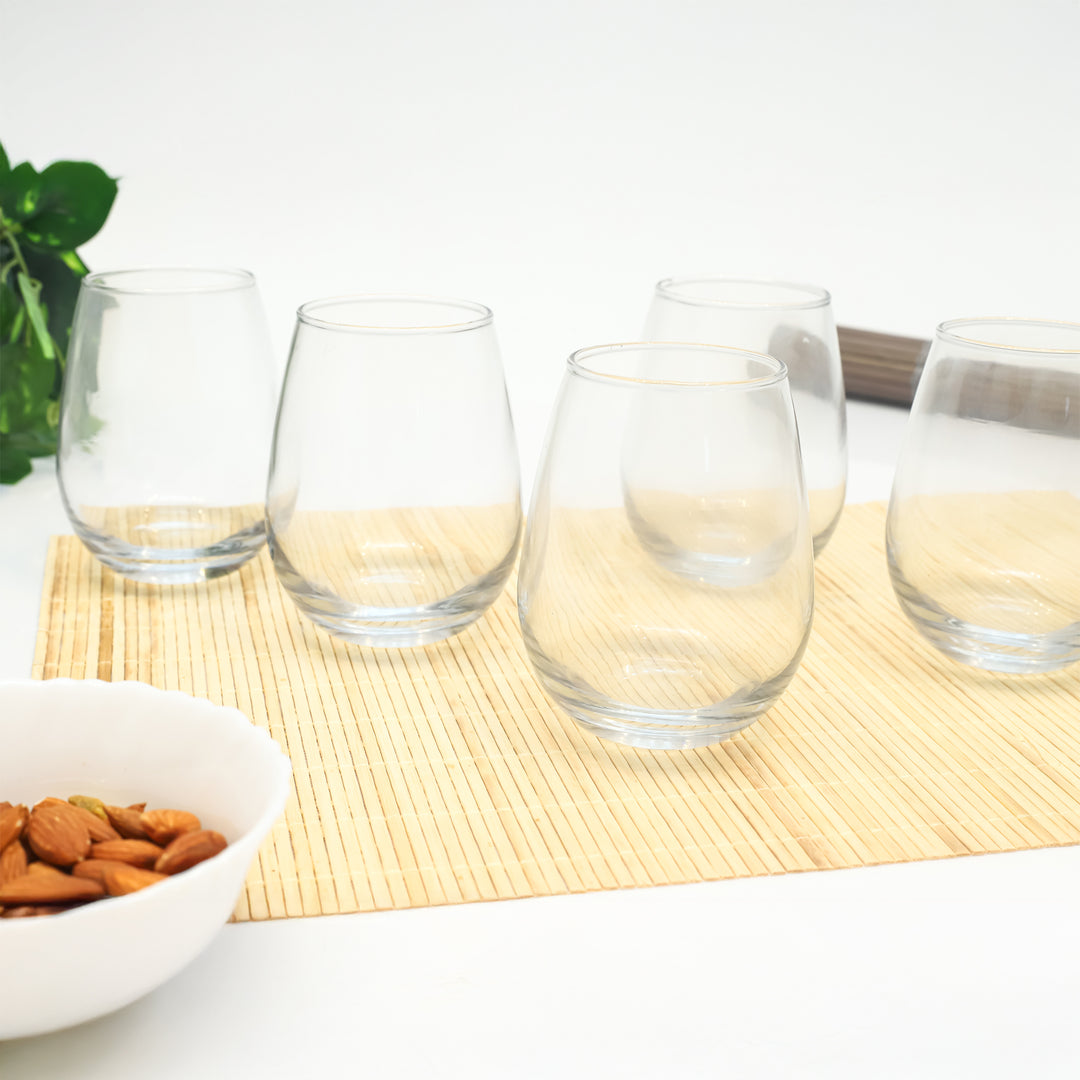 Crystal Oval Glasses