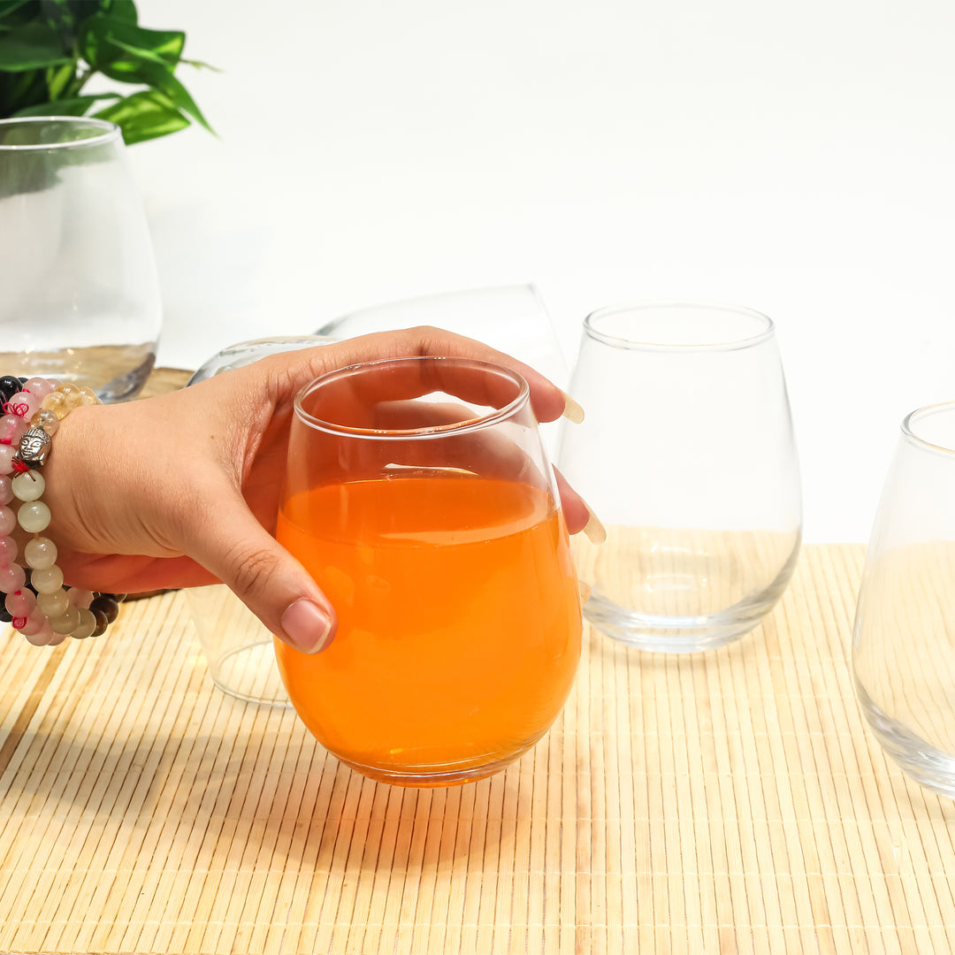 Crystal Oval Glasses