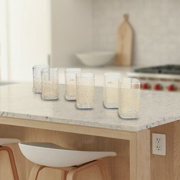 Frostedge Textured Glass Set