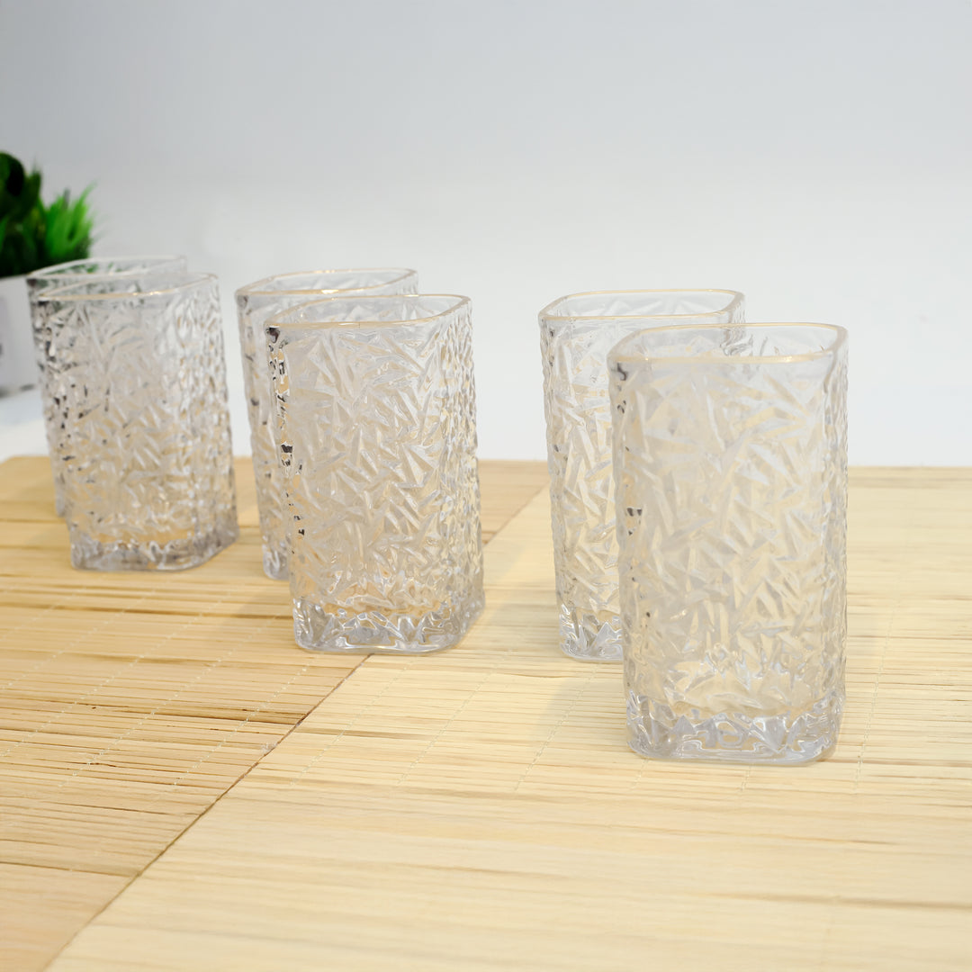 Frostedge Textured Glass Set