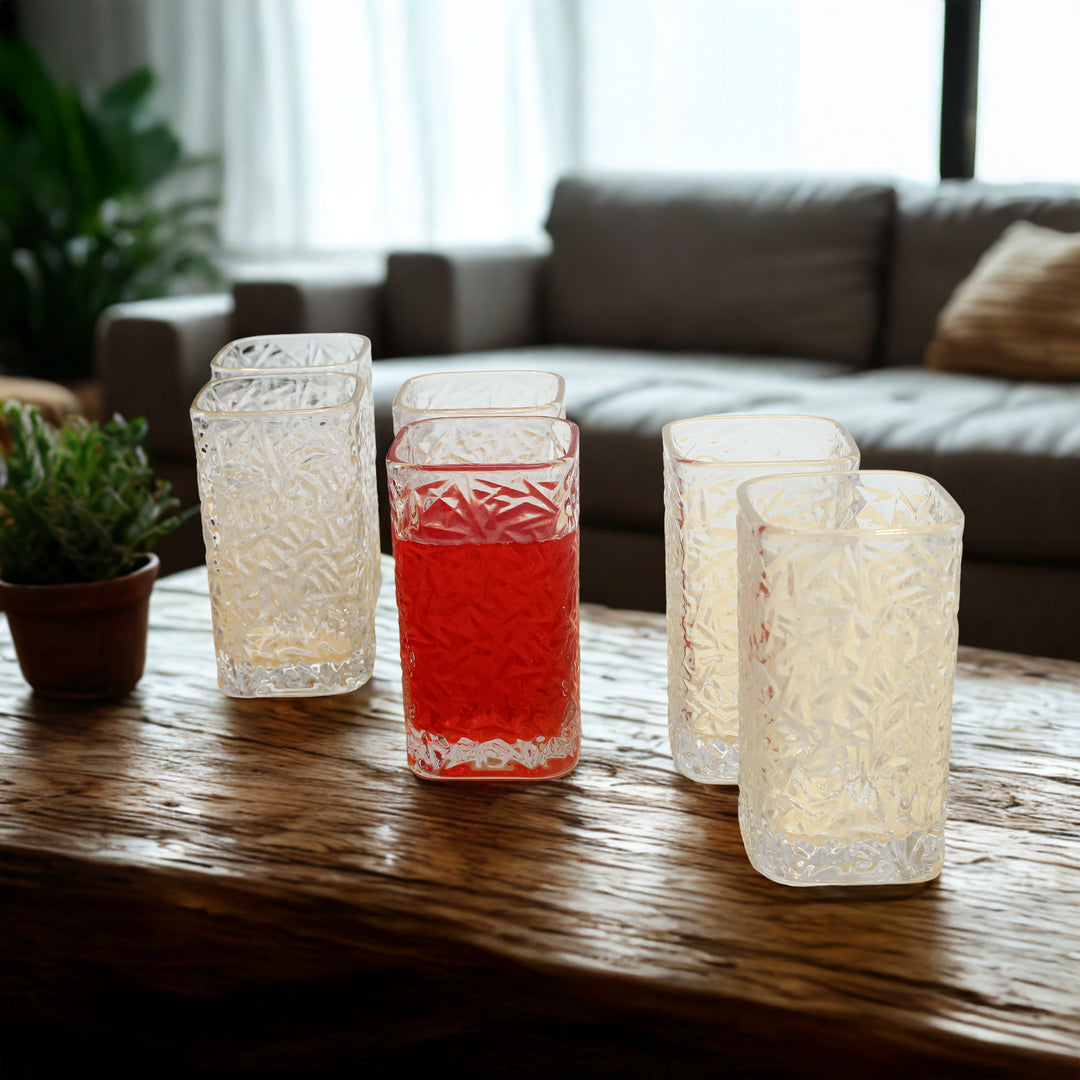Frostedge Textured Glass Set