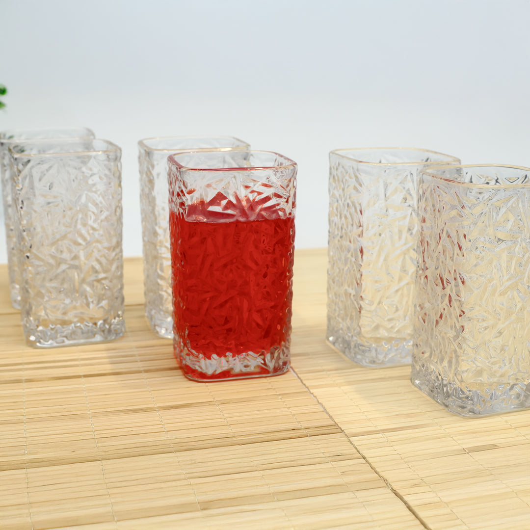 Frostedge Textured Glass Set