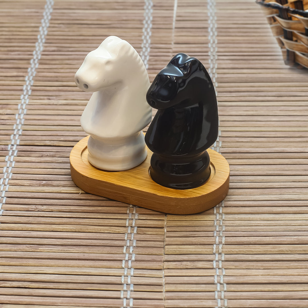 Elegant Horse Spice Jars